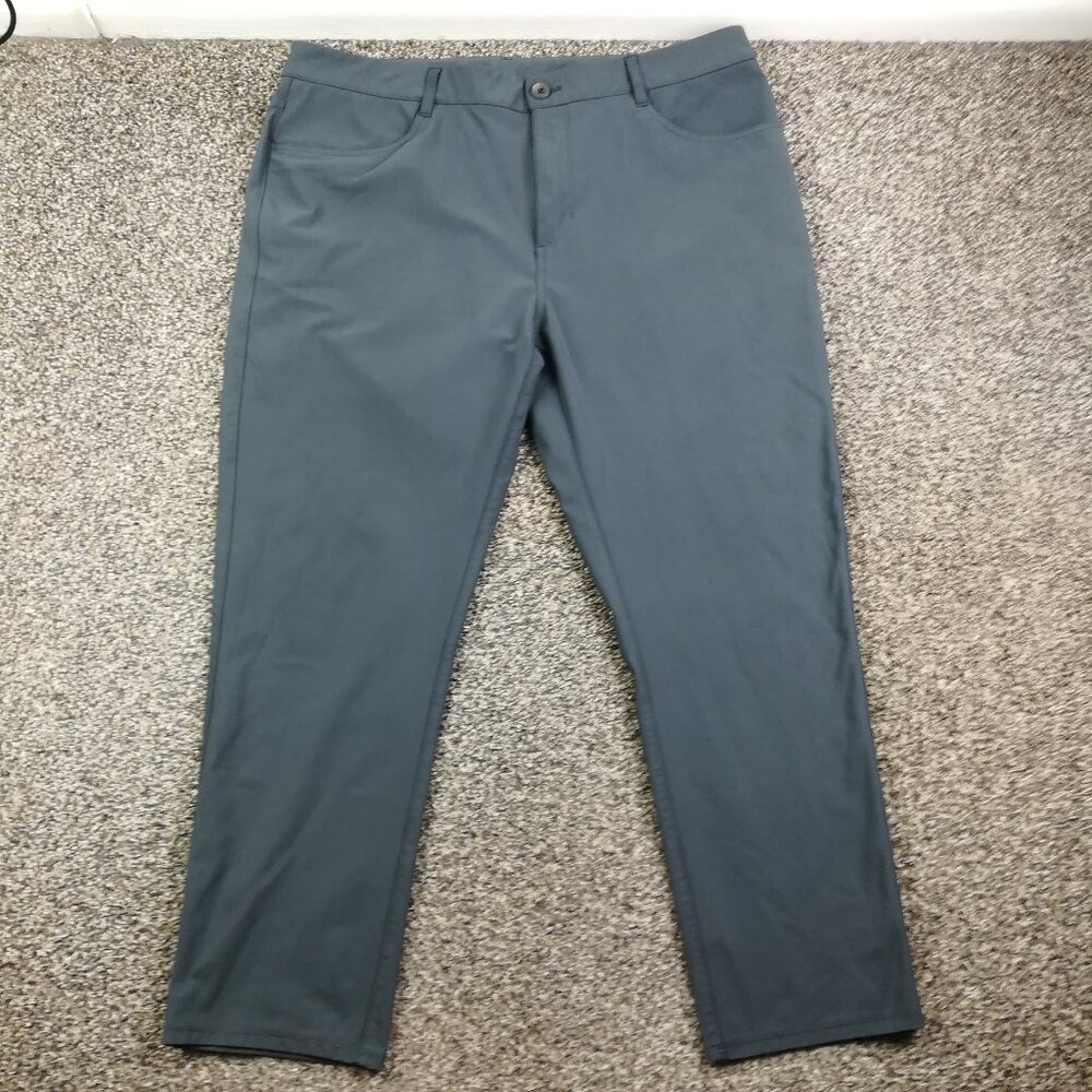 Vuori Pants Meta Chino Mens 36x27 Charcoal Gray V430